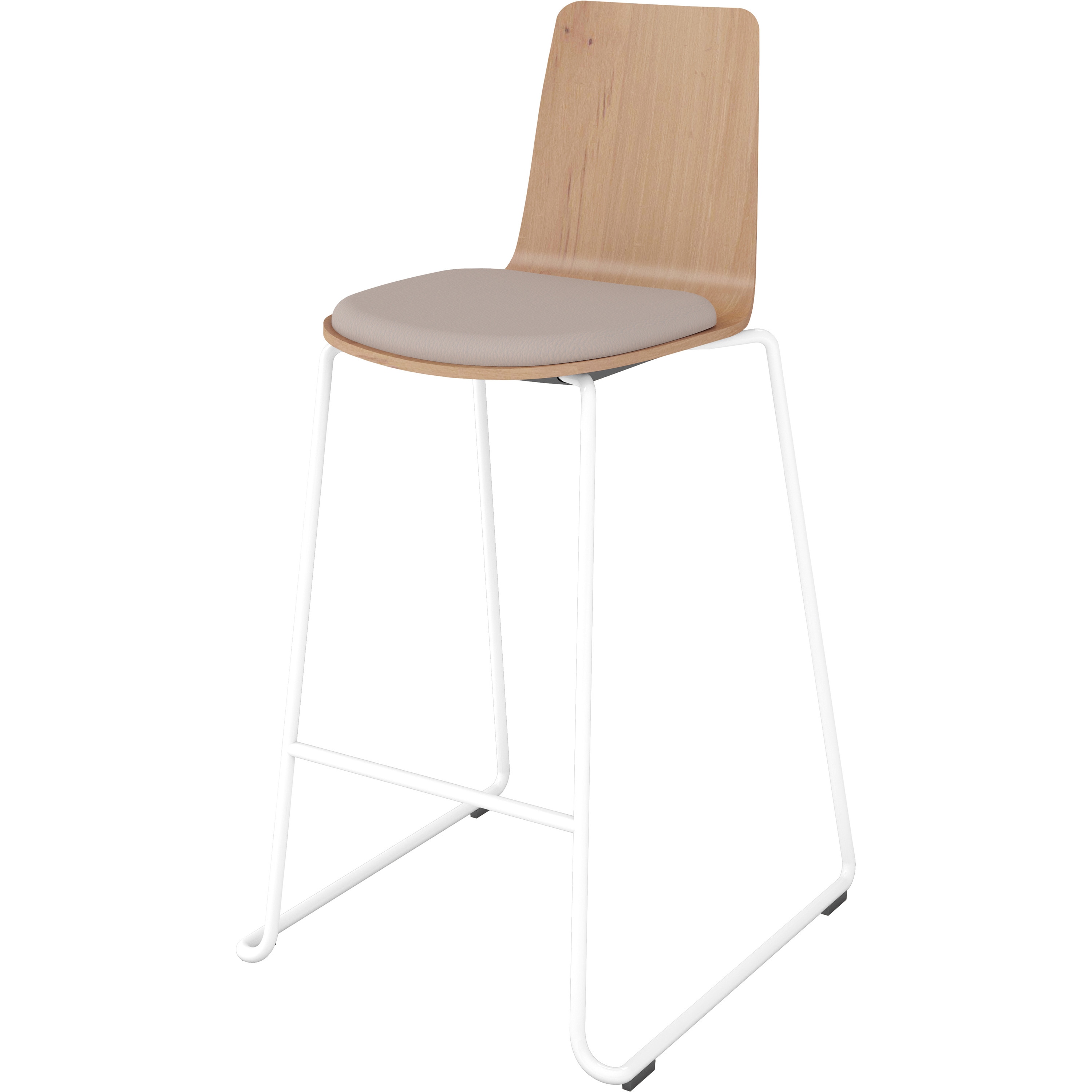 K03-W43-MY3VZEN2 ダイニングチェアー ミケットハイタイプ(配送・設置サービス付き) コクヨ 外形寸法535×605×1085mm  K03-W43-MY3VZEN2