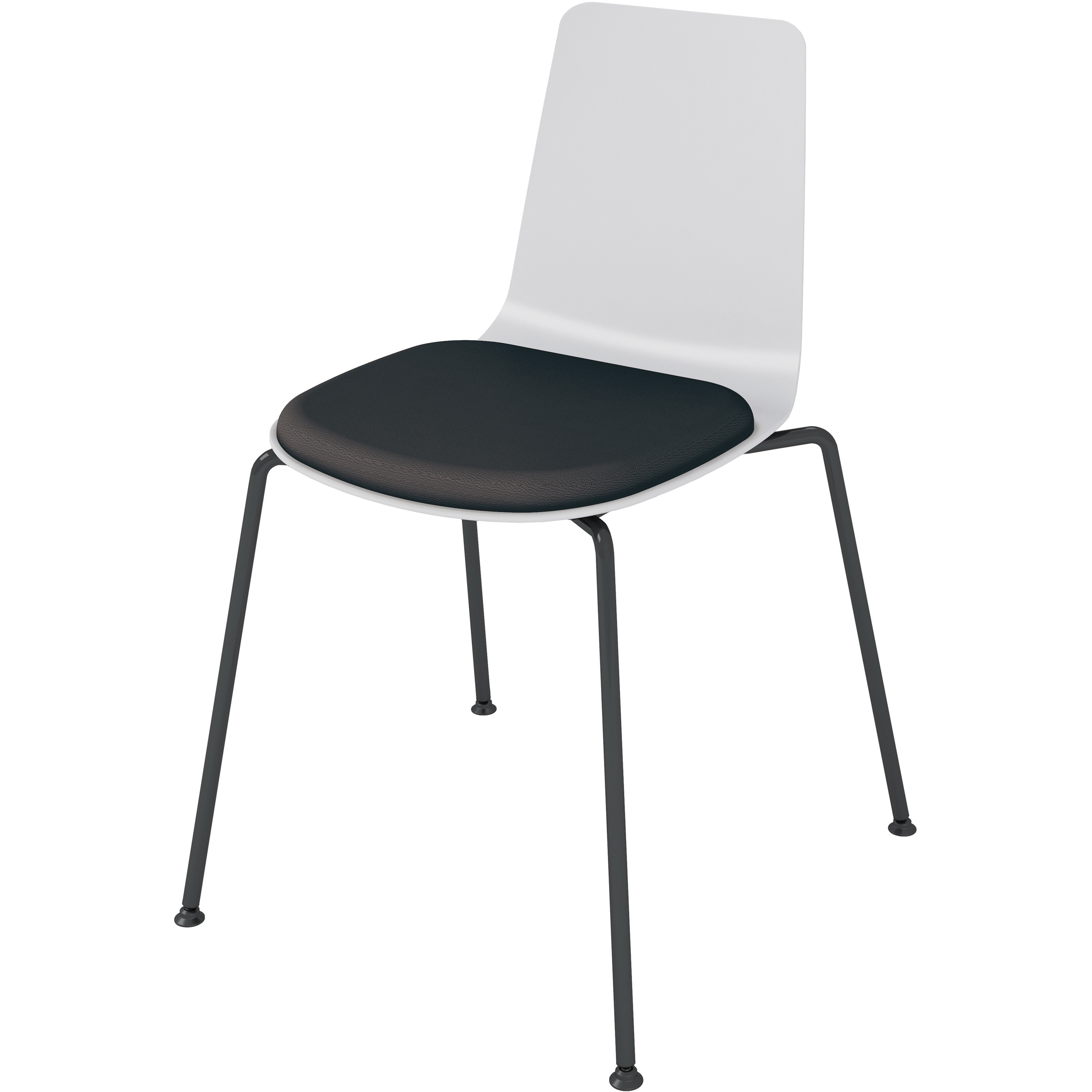 K03-B02-E2VZE63 ダイニングチェアー ミケット4本脚(配送・設置サービス付き) コクヨ 外形寸法535×540×800mm  K03-B02-E2VZE63