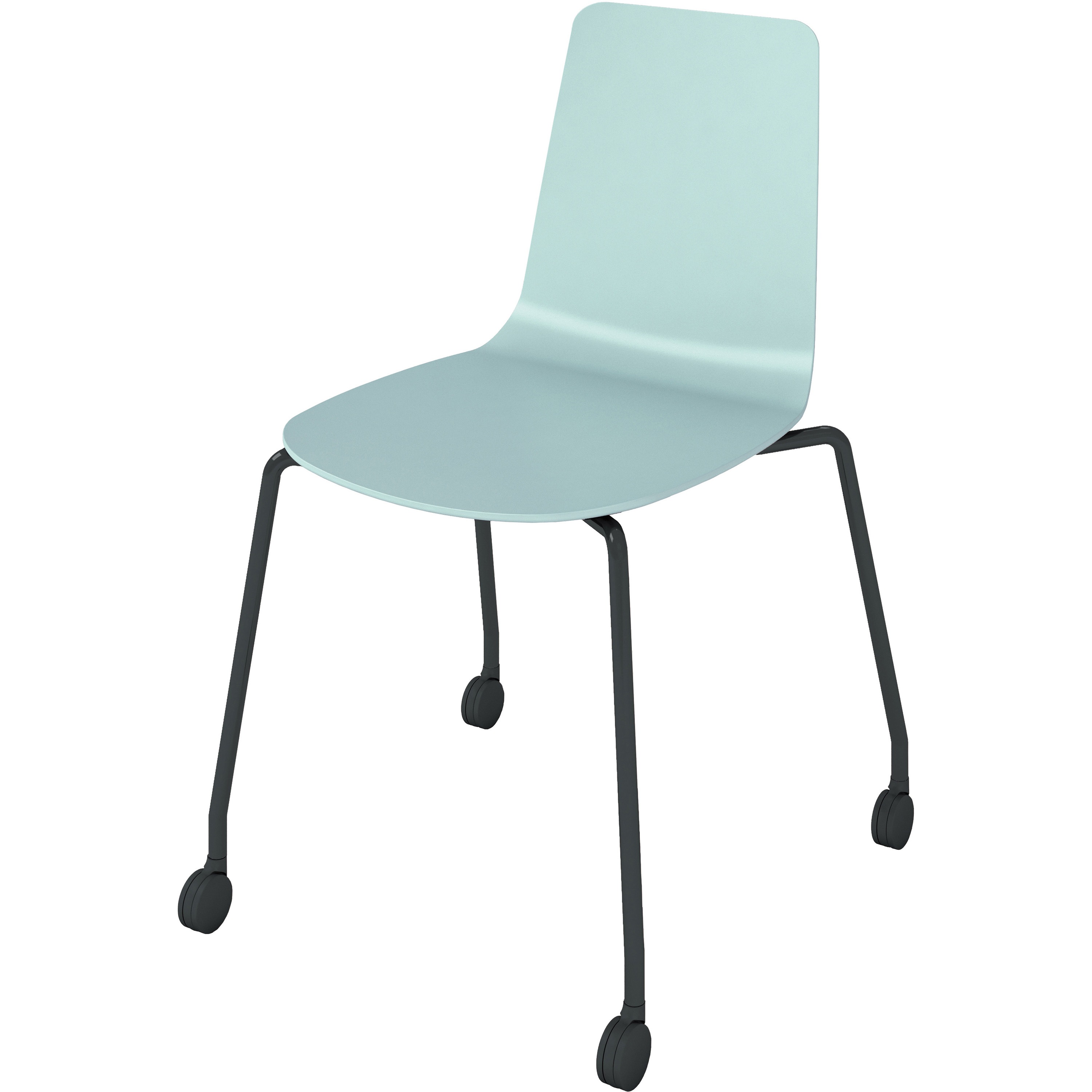 K03-B20-38X4 ダイニングチェアー ミケットキャスター脚(配送・設置サービス付き) コクヨ 外形寸法515×515×800mm  K03-B20-38X4