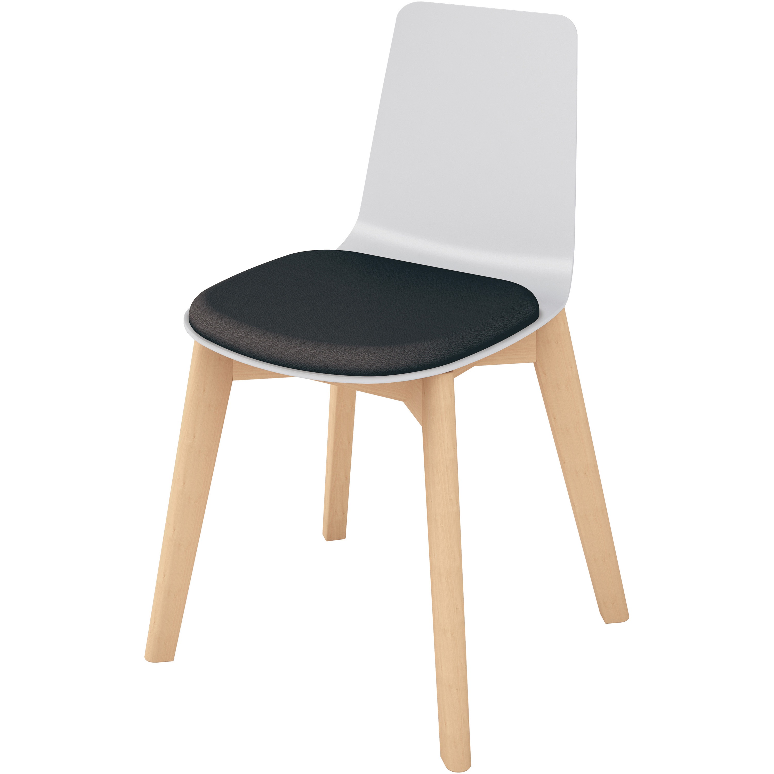 K03-D02-E2VZE63 ダイニングチェアー ミケット木脚(配送・設置サービス付き) コクヨ 外形寸法495×500×810mm  K03-D02-E2VZE63