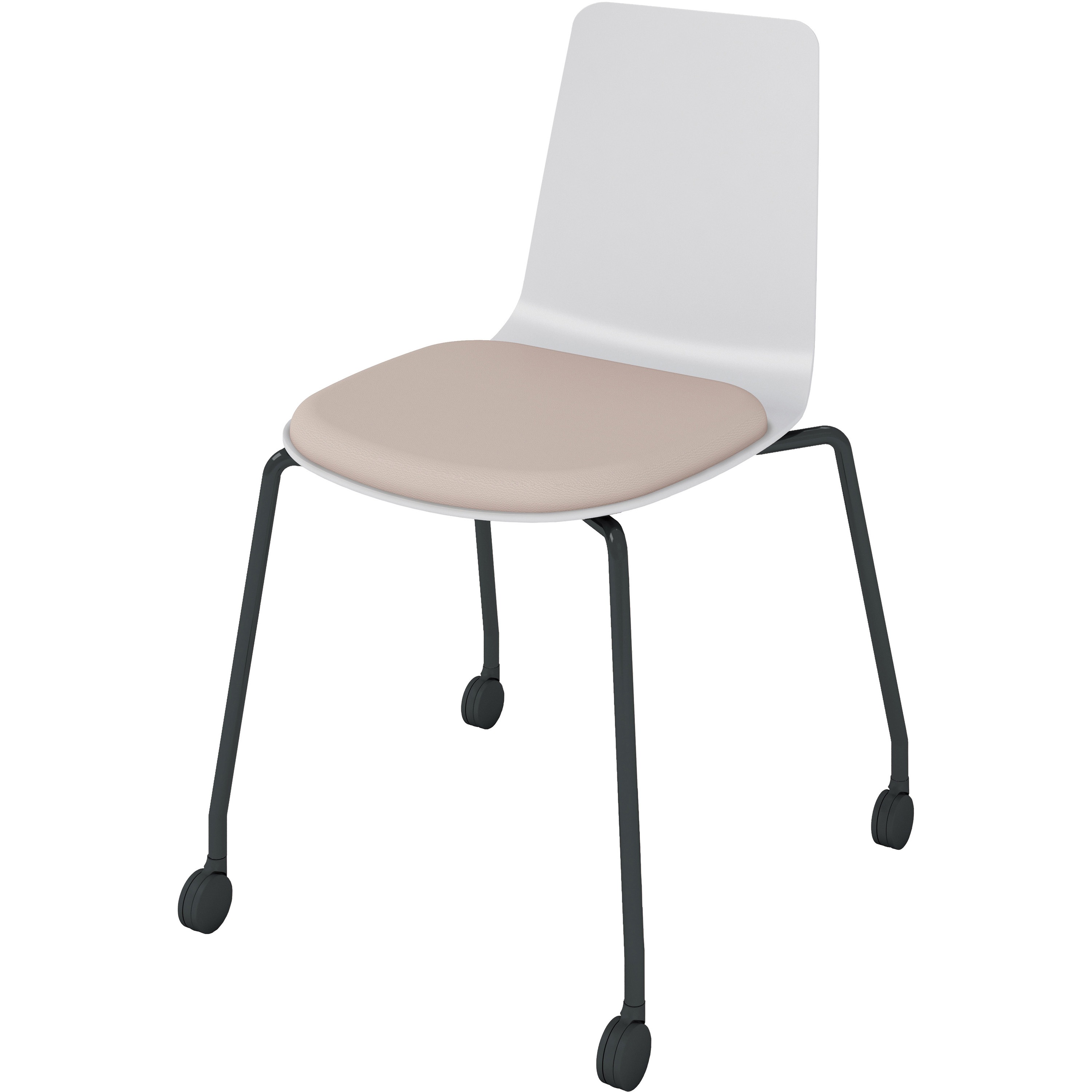 K03-B22-E2VZEN4 ダイニングチェアー ミケットキャスター脚(配送・設置サービス付き) コクヨ 外形寸法515×515×800mm  K03-B22-E2VZEN4