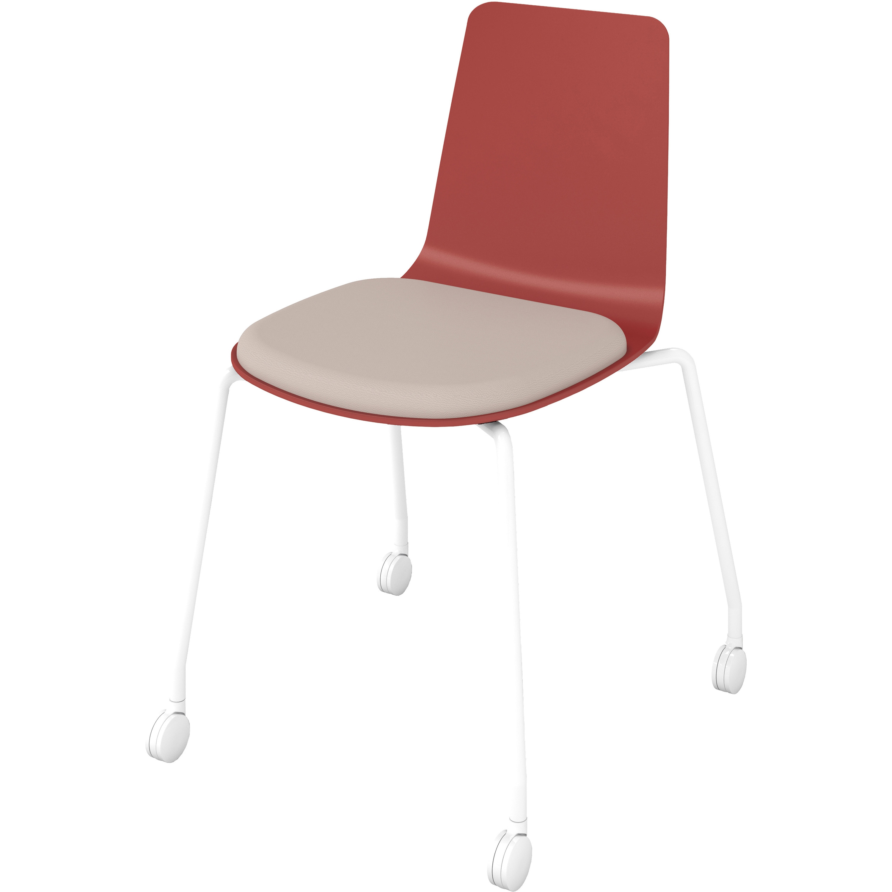 K03-W22-AGVZEN4 ダイニングチェアー ミケットキャスター脚(配送・設置サービス付き) コクヨ 外形寸法515×515×800mm  K03-W22-AGVZEN4