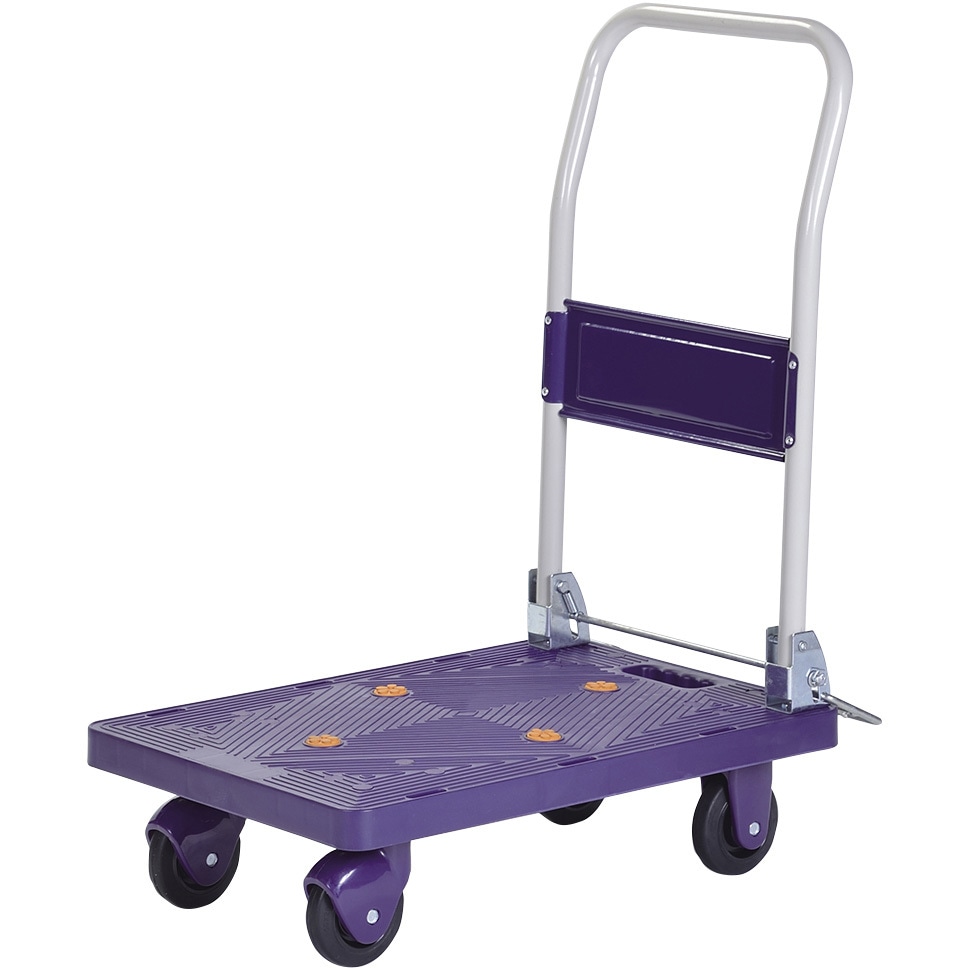 BJC-150TS 静かな樹脂台車 クワイエットキャリー ビーカム 静音 荷重150kg 寸法445×725×875mm