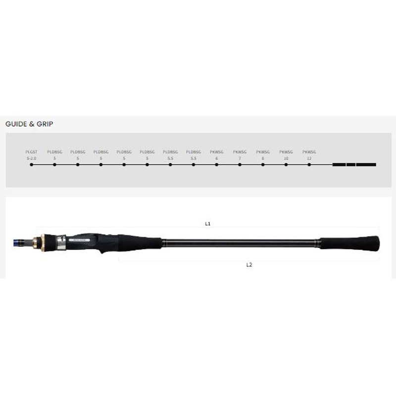 アルファソニック タチウオテンヤ アルファタックル 継数2(B)本