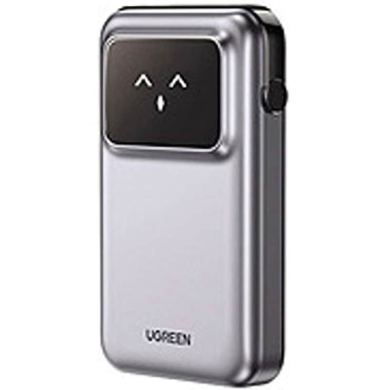 UGR-BY-000010 モバイルバッテリー UGREEN メタリックグレー色   UGR-BY-000010