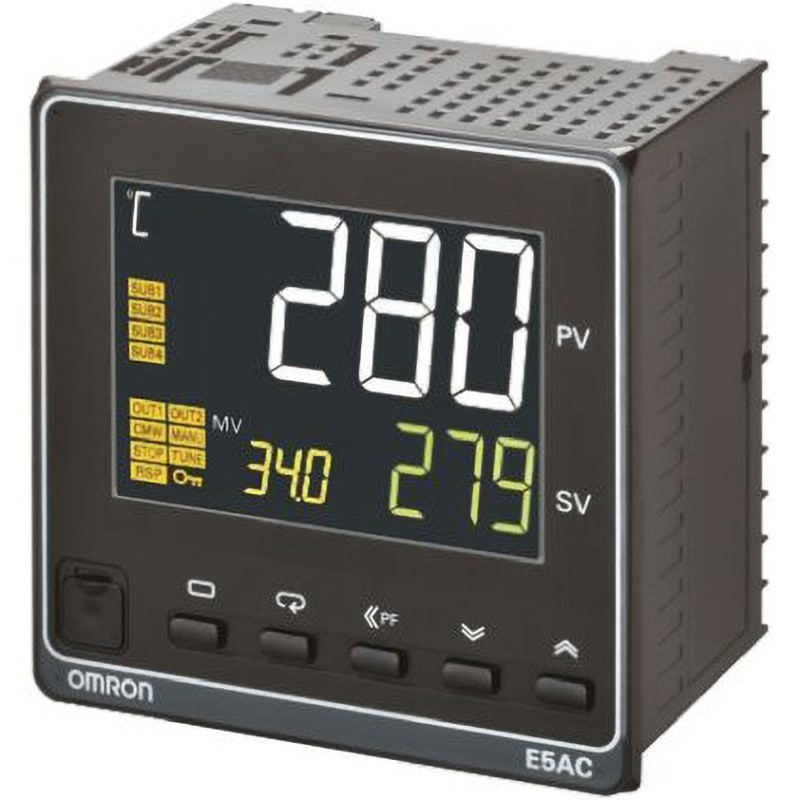 E5AC-QQ4A5M-000 Omron 温度調節器 (PID制御) 電圧 1個 omron(オムロン) 【通販モノタロウ】