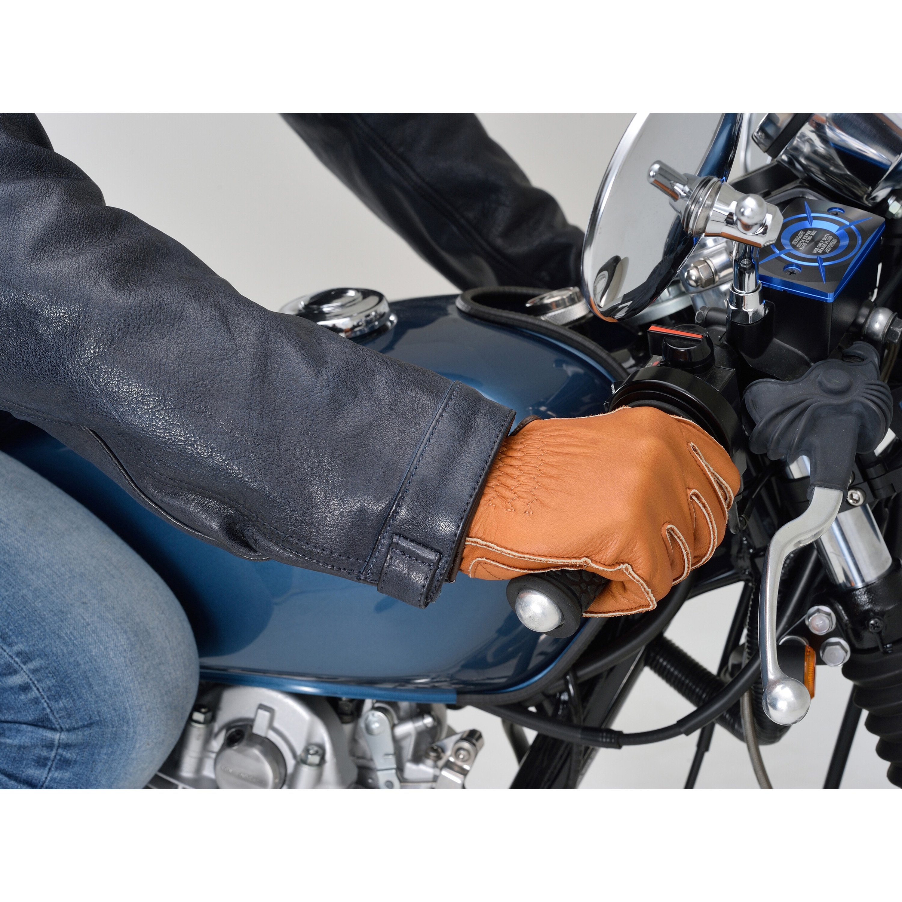 23688 DL-501 バイク用 レザー 春秋冬スクランブラージャケット 