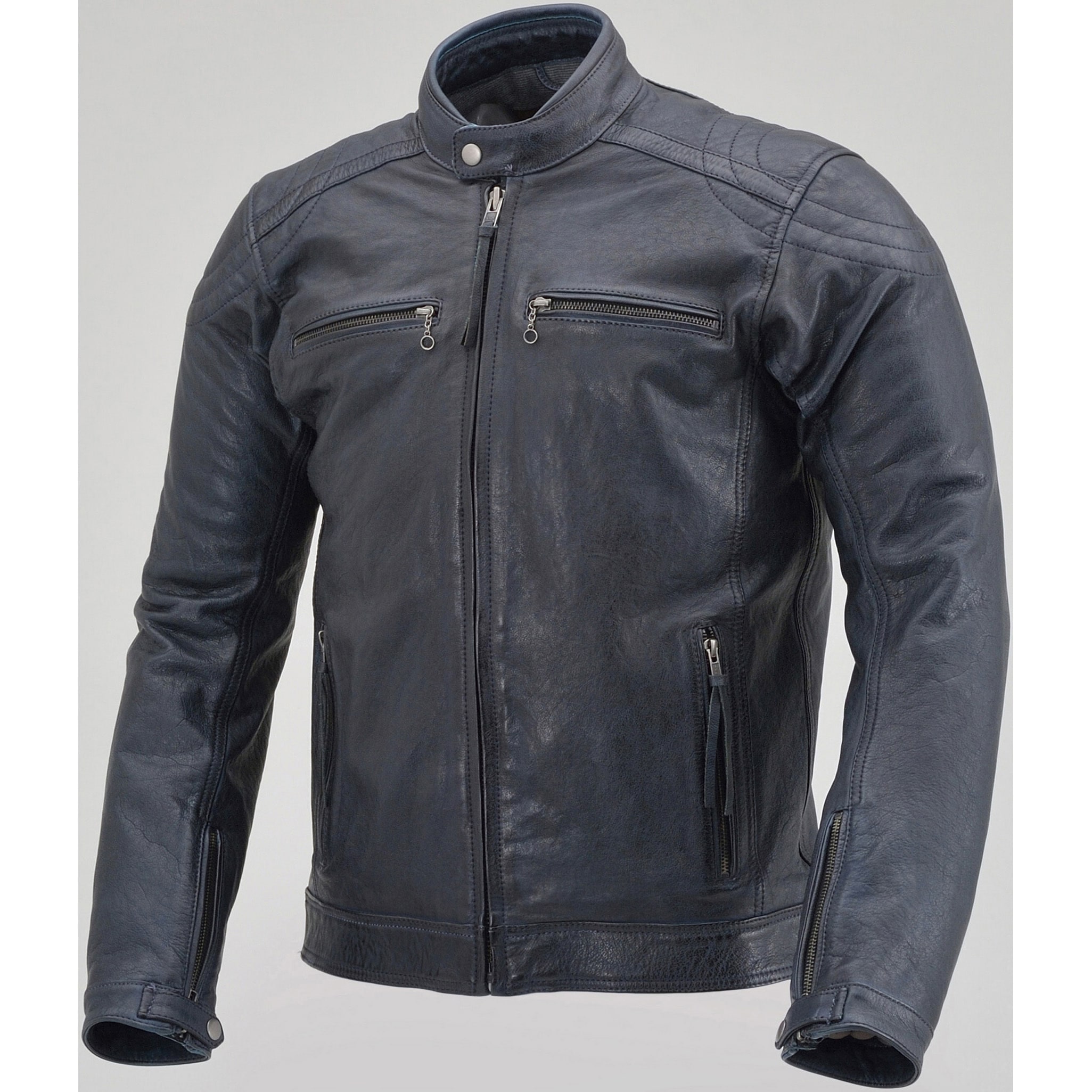 極美品✨ DIESEL　DAYTONA　ライダースジャケット　異素材切り替え　L スタイルアップ効果絶大でしっかり暖かい“デイトナレザース”から