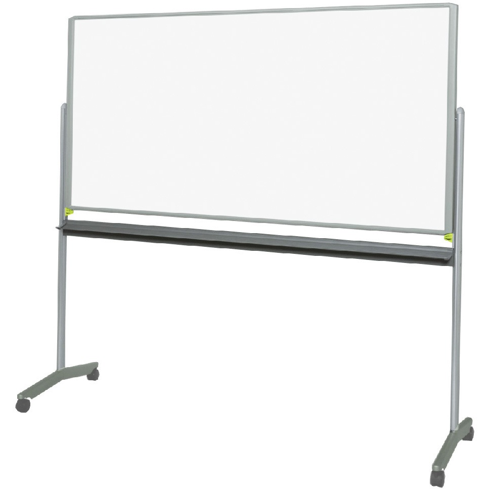 GR-111 脚付ホワイトボード・グレスボード 日学 白/白(暗線入)タイプ 両面 グリーン購入法:適合 幅1906mm高さ1799mm