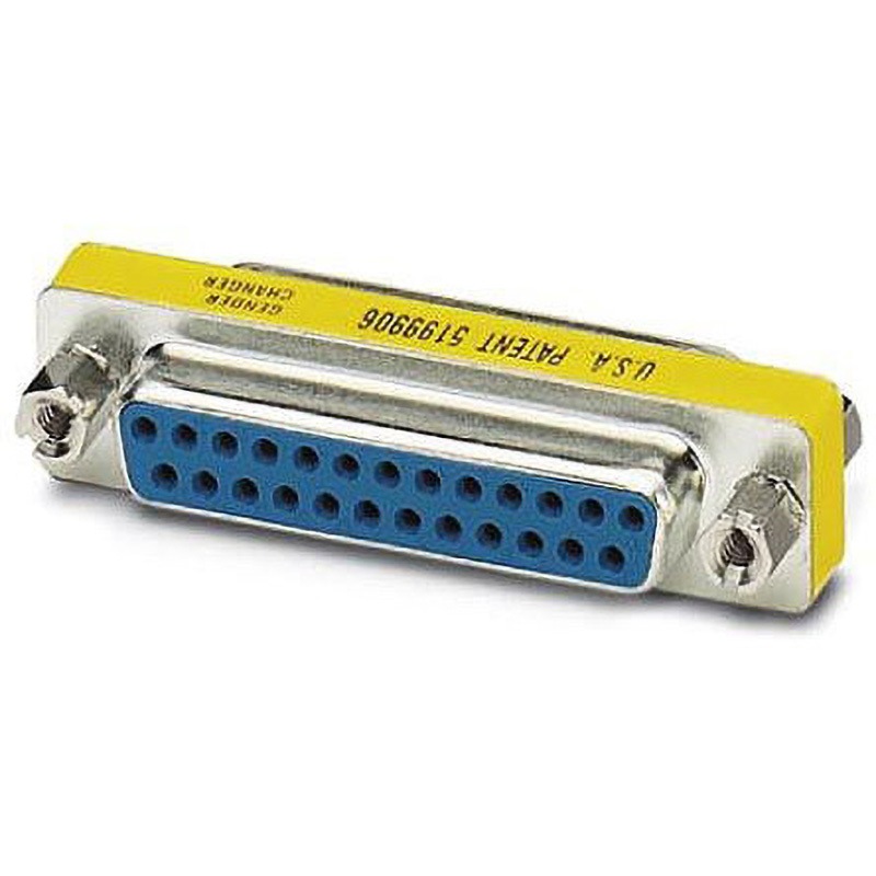 1652680 Phoenix Contact オスーメス変換アダプタ フエニックス・コンタクト ジェンダーチェンジャー 25極D-Subコネクタ用  1袋(10個)