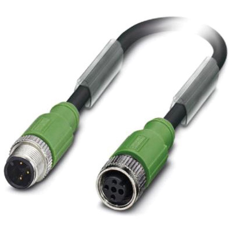 1500826 Phoenix Contact ケーブル ・ コネクタ フエニックス・コンタクト ケーブルとコネクタ 極数3 M123ピン-M123ピン接続 オス-メス  1個 5,356円