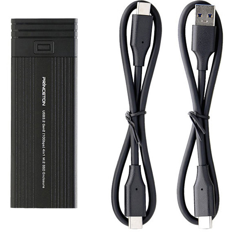 PRD-PS2000U 4in1カードリーダー付きSSD プリンストン 黒色