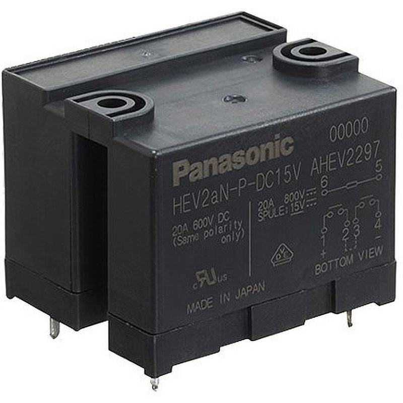 HEV2aNP24v 基板実装型 汎用リレー HEVシリーズ Panasonic(パナソニック) 2a 25A 13,075円