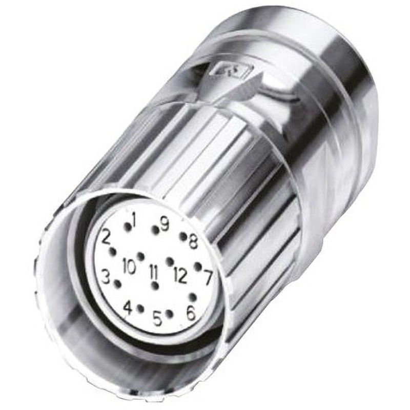 1619764 Phoenix Contact 丸形コネクタ フエニックス・コンタクト CA-12S1N1280DNシリーズ コンタクト数12 ストレート ケーブルマウント  1個