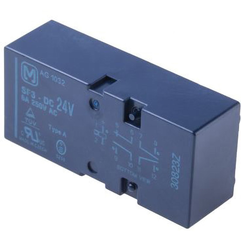 SF324 基板実装型 フラット 汎用リレー SFシリーズ Panasonic(パナソニック) DC24V コイル抵抗1.152kΩ