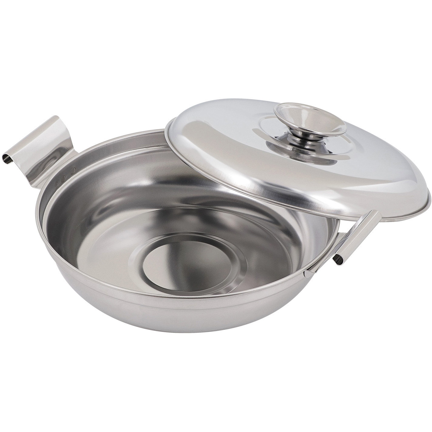 LD-485 ステンレス IH ひとり用鍋 蓋付 ベストコ 容量1.1L サイズ17cm