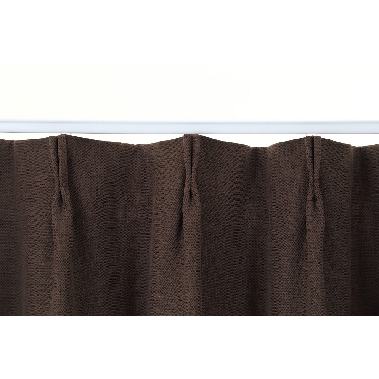 1053br-100-178-2-ブラウン 防炎 断熱 遮光1級カーテン 1セット(2枚