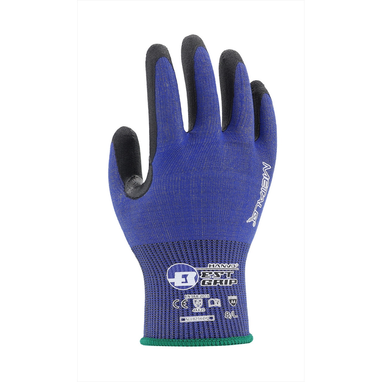 NJJ8256DQ-L 耐切創手袋ブレステックPRO HANVO(ハンボ) サイズL 1双