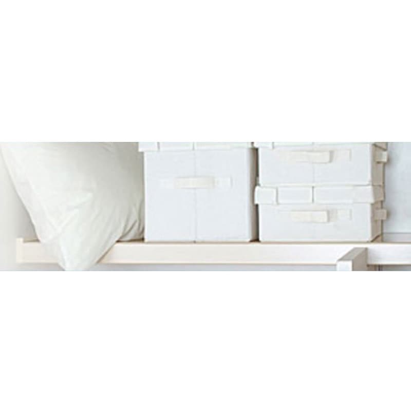 GKM-195W+YS-195 Good棚 枕棚セット(框一体型棚板) クトクマーケティング ホワイト色 幅1950mm