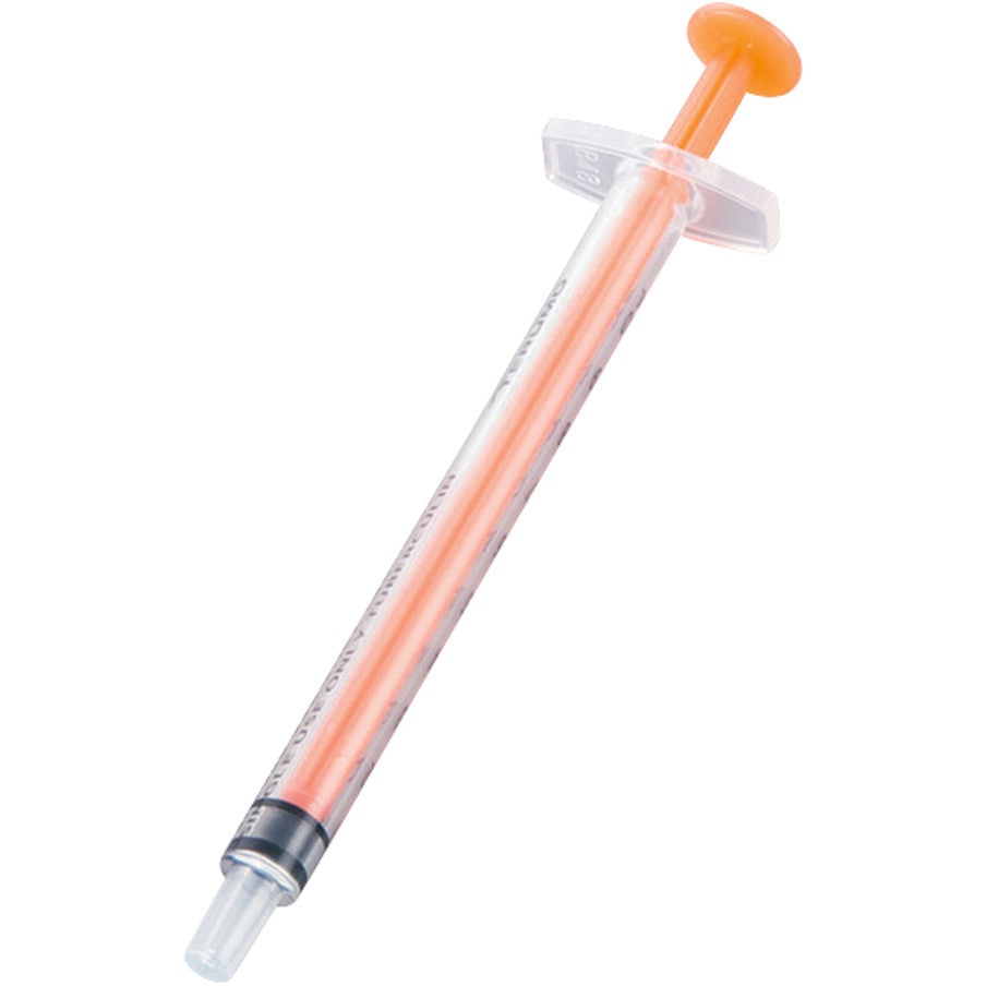 SS-01T20 テルモシリンジ(TM)色付押子タイプ 針なし ツベルクリン用 SS