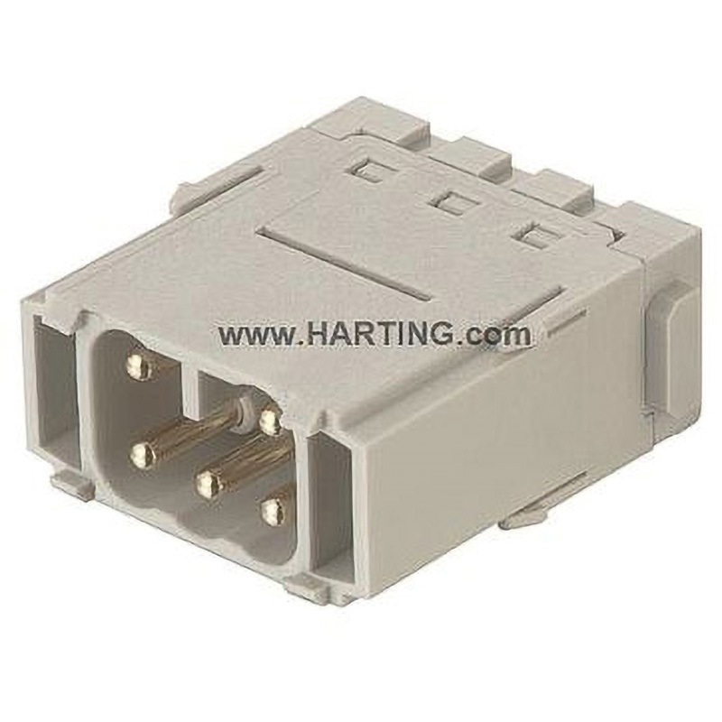 09140052617 Harting ヘビーデューティパワーコネクタ Han-Modular シリーズ オス ハーティング ストレート ケーブルマウント ESモジュールタイプ コンタクト数5 行数2 16A  1個