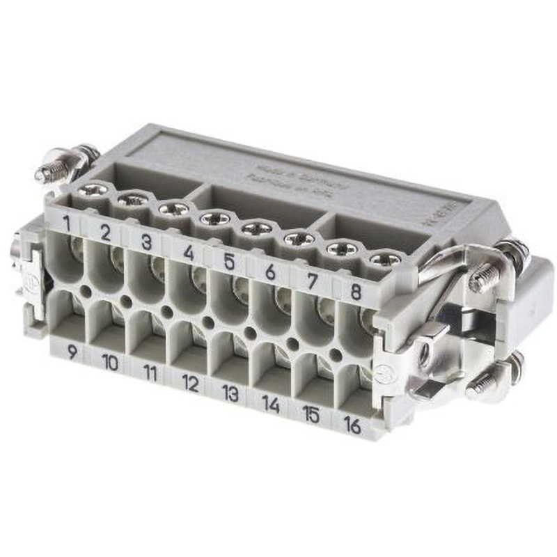 09200162612+19200160546 Harting ヘビーデューティパワーコネクタ コネクタキット オス 16極 ハーティング Han Aシリーズ AC250V  1個