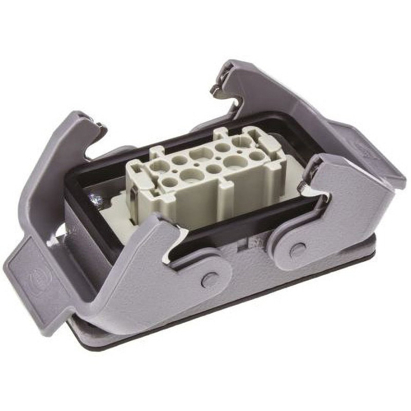 09300100301+09330102701 Harting ヘビーデューティパワーコネクタキット カプラキット メス 10極 ハーティング Han Eシリーズ 16A 500V