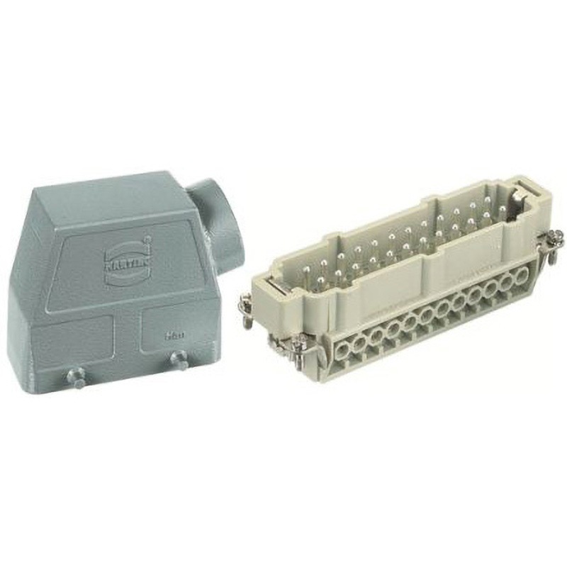 09300240520+09330242601 Harting ヘビーデューティパワーコネクタキット フードキット オス 24極 ハーティング Han Eシリーズ 16A 500V