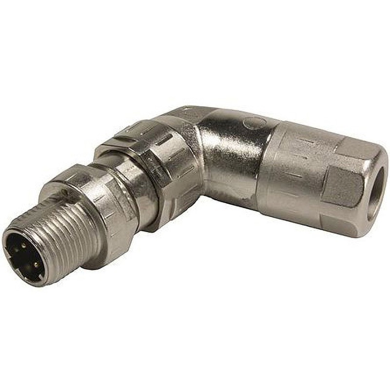 21038213505 Harting 丸型コネクタ M12シリーズ ハーティング コンタクト数5 ライトアングル ケーブルマウント 4A  1個