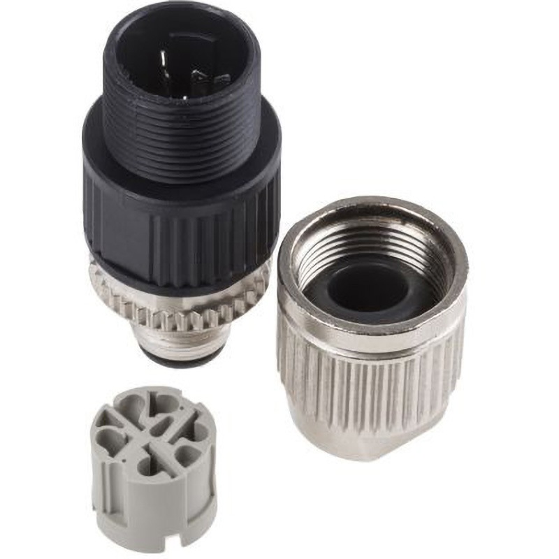 21032721505 Harting 丸形コネクタ Harax M12シリーズ ハーティング コンタクト数5 ストレート 4A 50V  1個