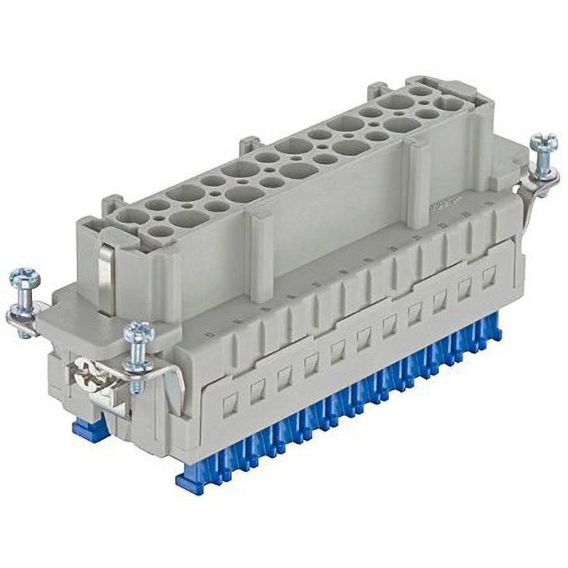 09330242788 Harting 電源コネクタインサート Han ES Press シリーズ メス 16A 500 V 48 B ハーティング ストレート パネルマウント ケージクランプ