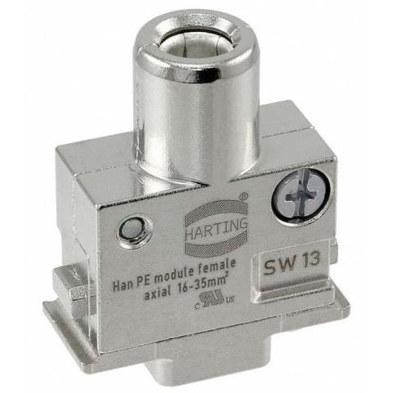 09140012733 Harting 電源コネクタモジュール Han-Modular シリーズ メス ハーティング Han PEモジュールタイプ コンタクト数1 サイドエントリ ケーブルマウント  1個