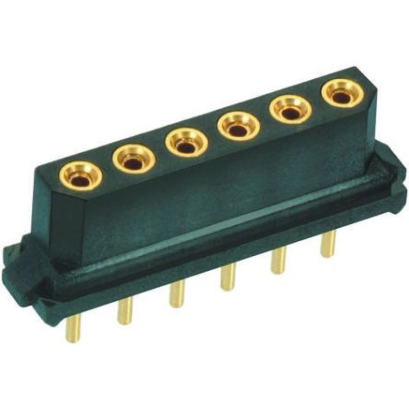 M80-8400645 HARWIN 基板接続用ソケット 2mm ストレート スルーホール HARWIN はんだ タイプDatamate コンタクト数6 行数1 3A  1セット(16個) M80-8400645