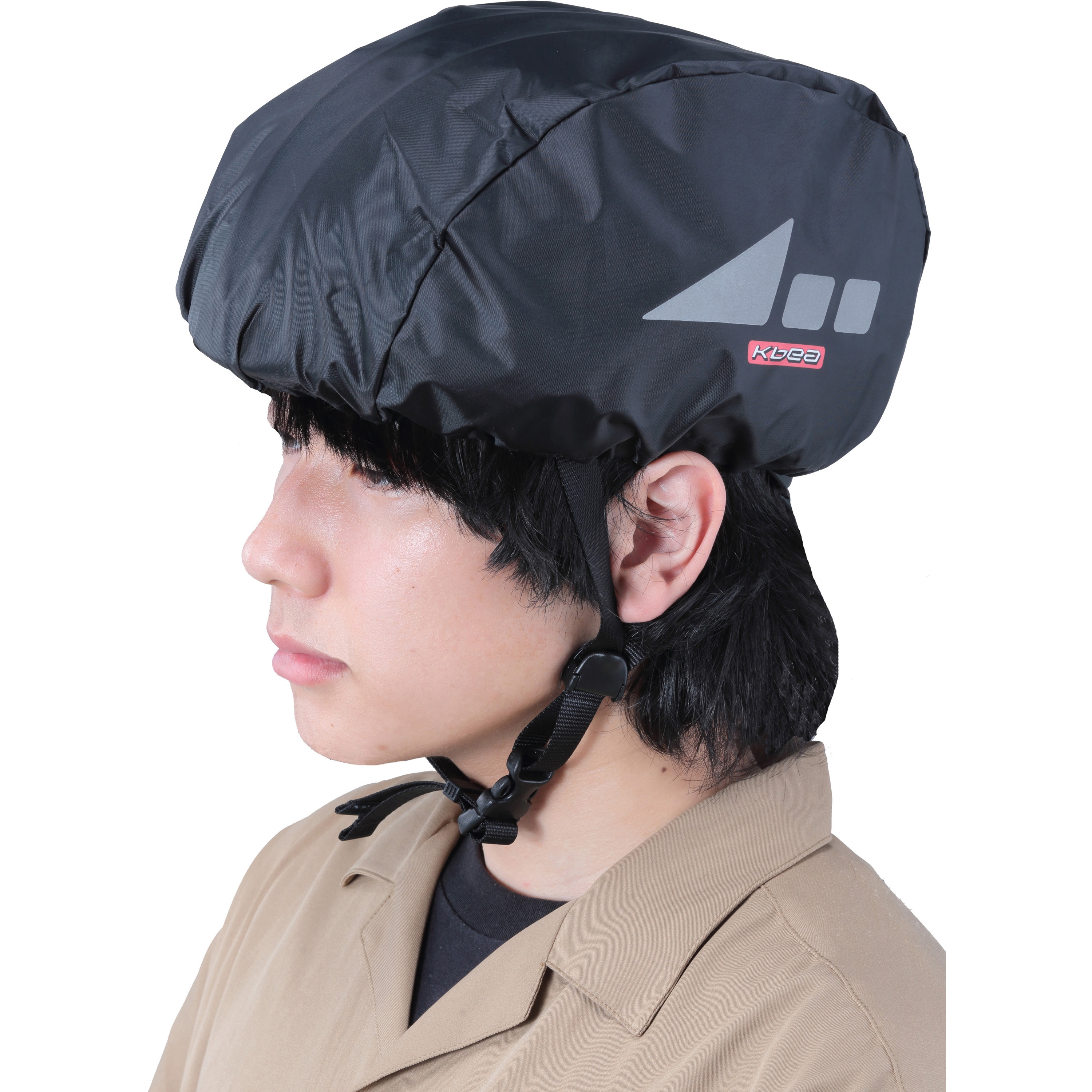 HCAP-101BK ヘルメットレインキャップ Kawasumi(川住製作所) ブラック
