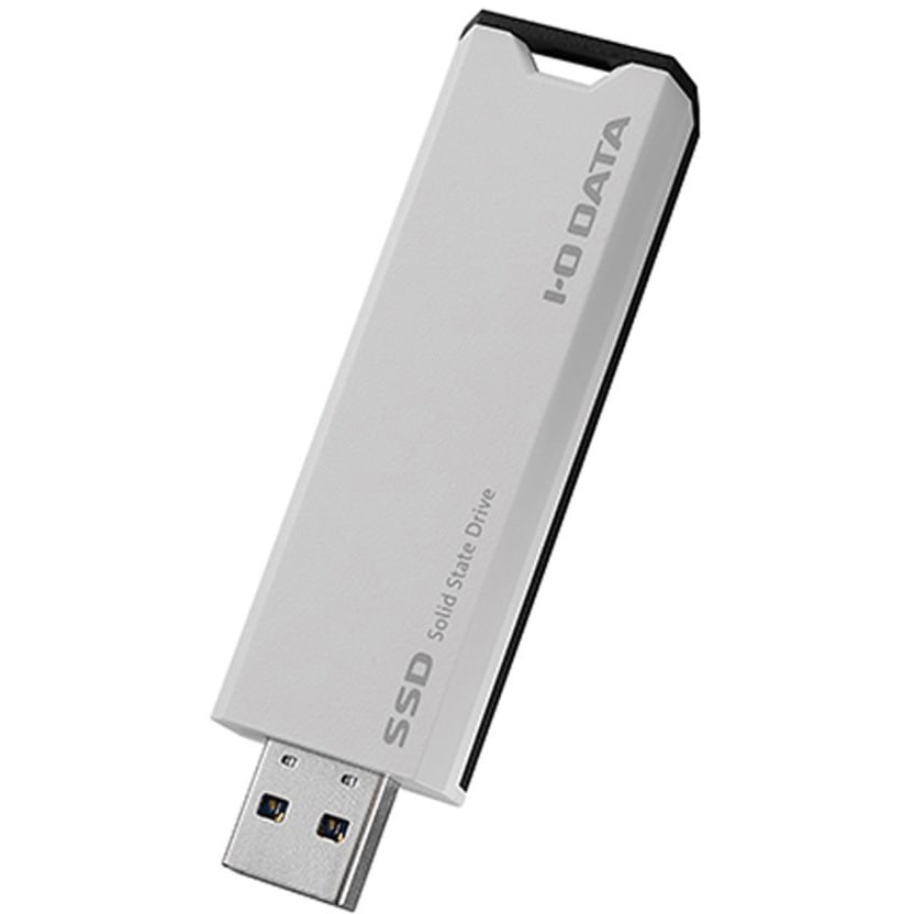 I-O DATA スティックSSD 2TB USB 3.2 Gen 2 SSPS-US2W USB 3.2 Gen 2対応 スティックSSD 2TB ホワイト×ブラック I