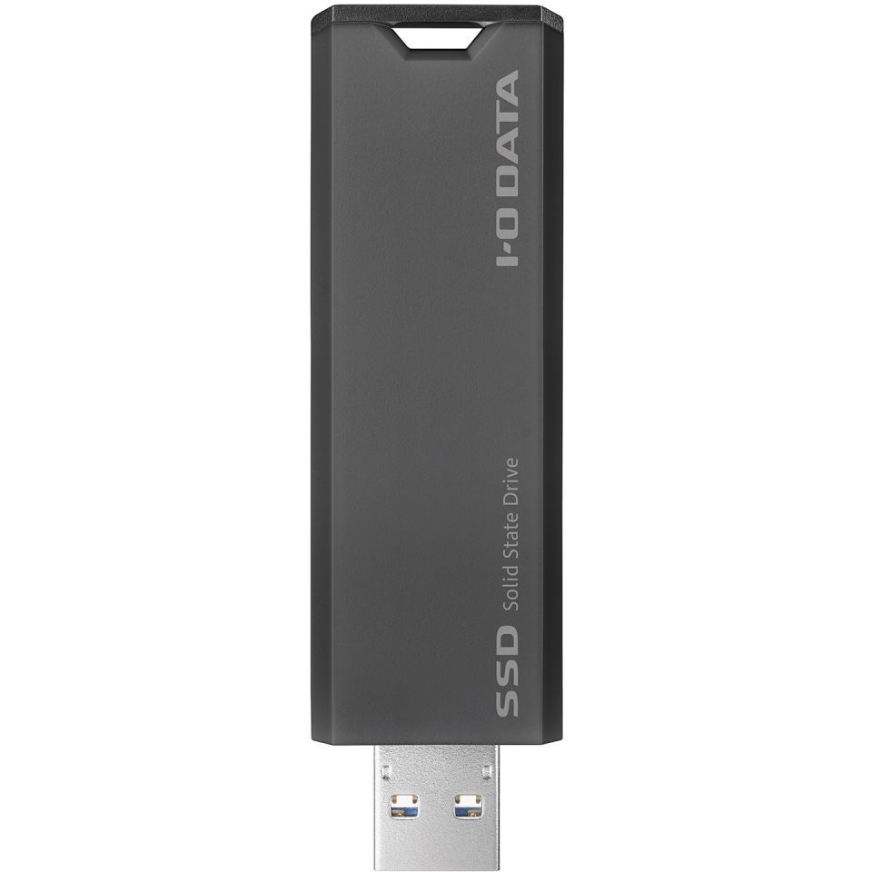 SSPS-US2GR USB 3.2 Gen 2対応 スティックSSD 2TB グレー×ブラック 1台