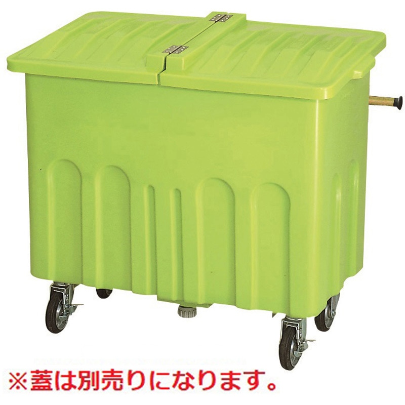 P700(本体) 集積搬送カート  Pシリーズ(ポリエチレン製) カイスイマレン ライトグリーン色 容量700L
