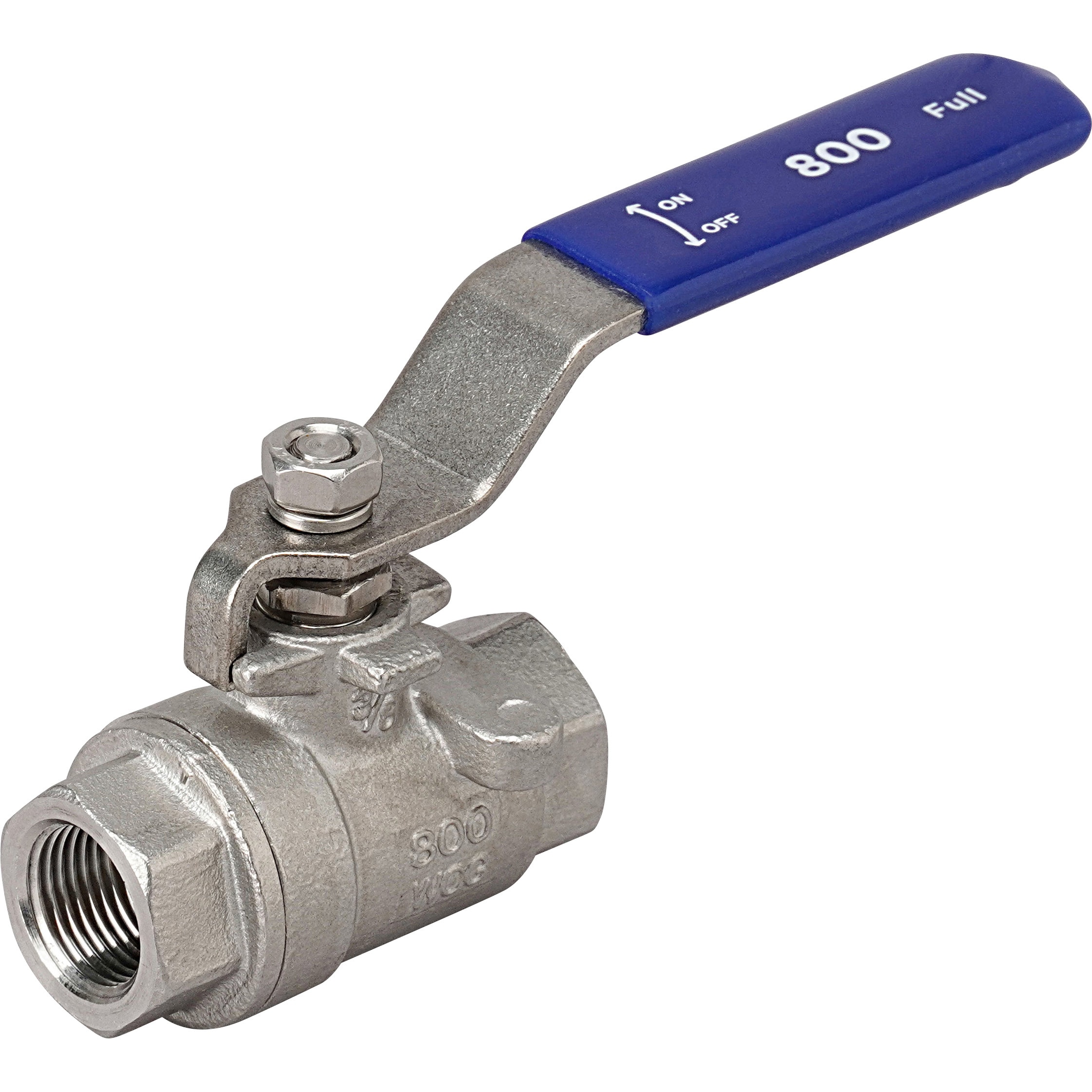 ボールバルブ フルボア ステンレス(SUS316)製 800型 モノタロウ レバー