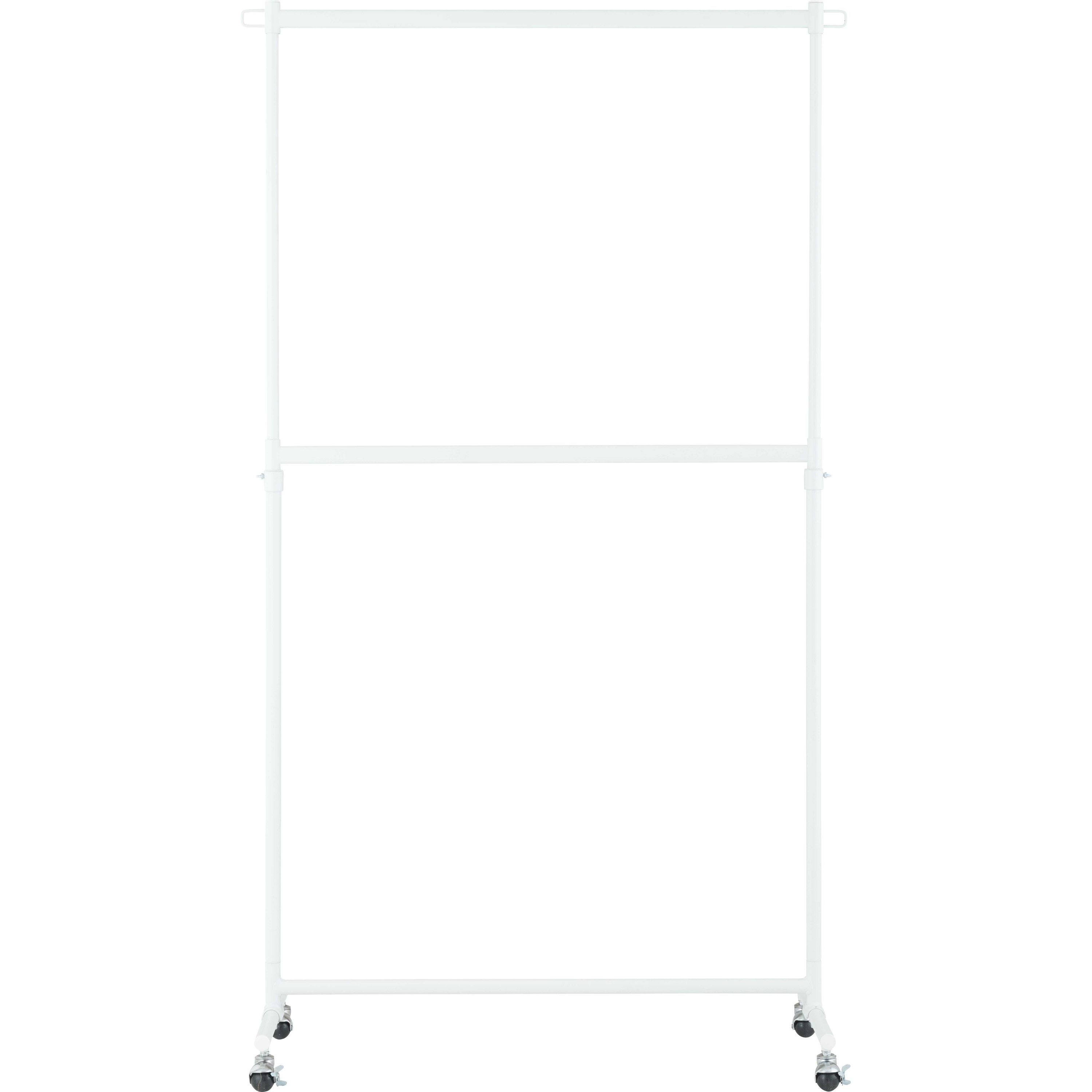 2台セット　2段式　高耐荷重インテリアハンガー LIH2-100WH 高耐荷重インテリアハンガー2段式 ドウシシャ ホワイト色