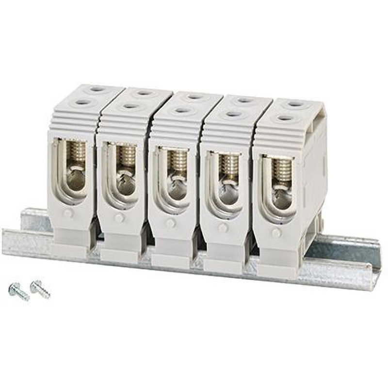 DKKS35 HENSEL 中継用端子台 5極 DK HENSEL エンクローズあり AC/DC690V DINレールマウント 150A  1個 DKKS35