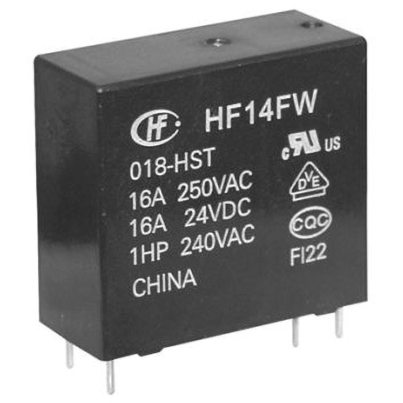 HF14FW/012-HPTF Hongfa Europe GMBH リレー 12V dc SPNO 20 A 基板実装 Hongfa(ホンファ) 1a 端子形状PCB コイル抵抗200Ω  1セット(50個) 13,244円