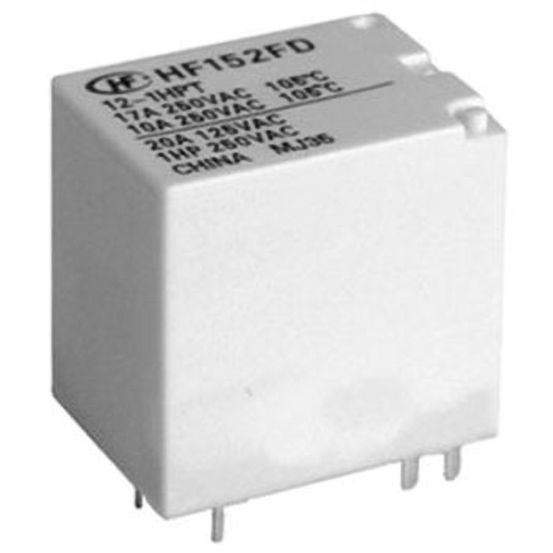 HF152FD/12-1ZTF(335) Hongfa Europe GMBH リレー 12V dc， 1c接点 17 A 基板実装 Hongfa(ホンファ) 端子形状PCB コイル抵抗400Ω