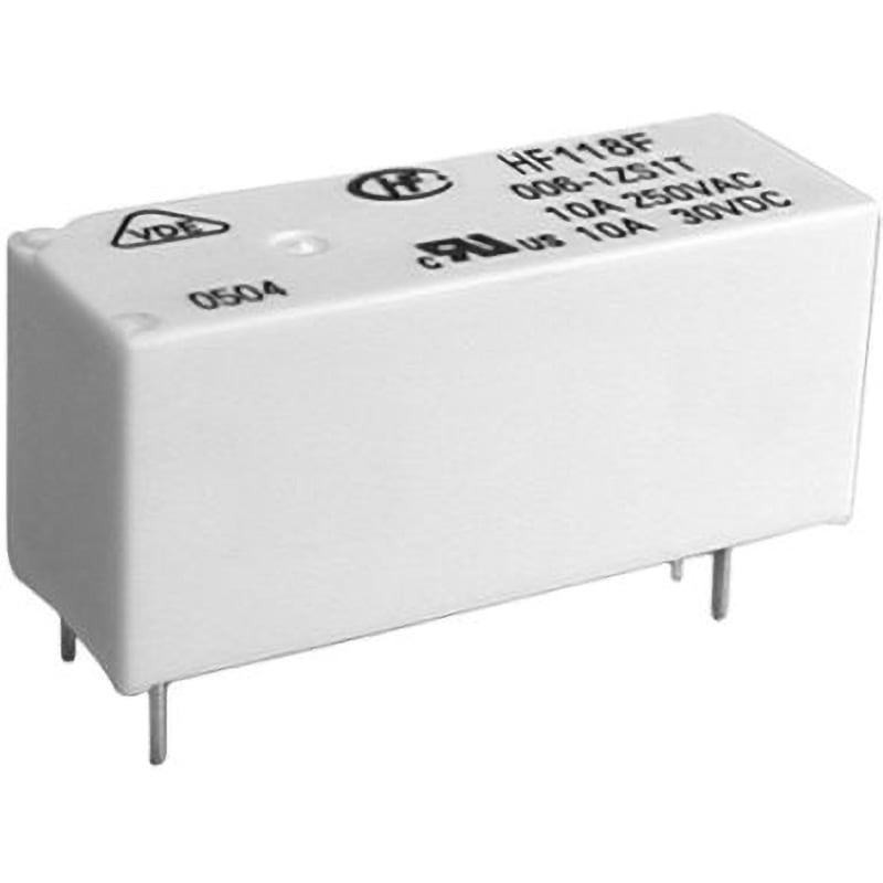 HF118F/024-1ZS1T(136) Hongfa Europe GMBH リレー 24V dc SPST 10 A 基板実装 Hongfa(ホンファ) コイル抵抗2.35kΩ 1c 端子形状PCB