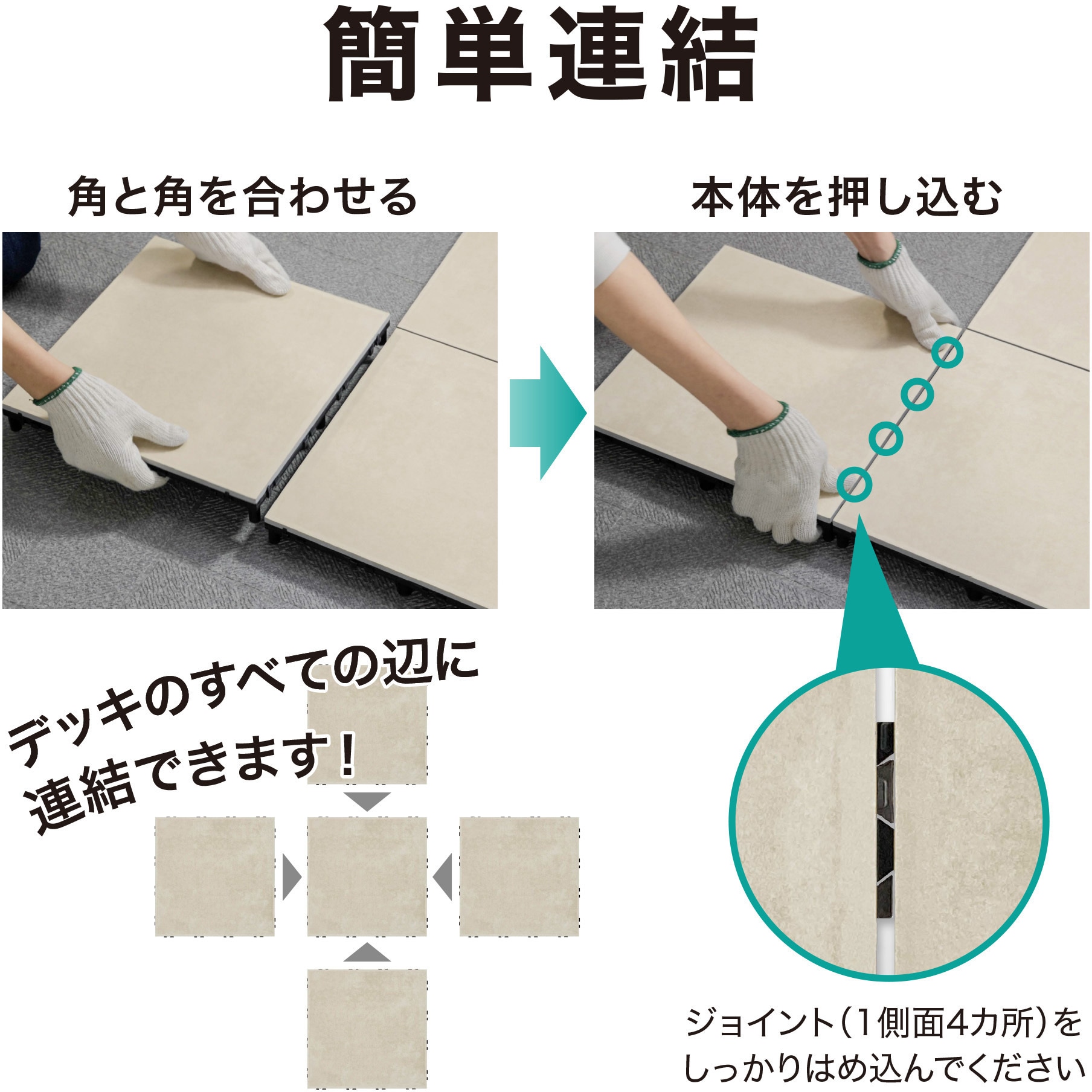 JBG-BCBE/9S ベースアップ 敷くだけデッキ 磁器タイル JBG-BCBE/9S ベースアップ 敷くだけデッキ 磁器タイル