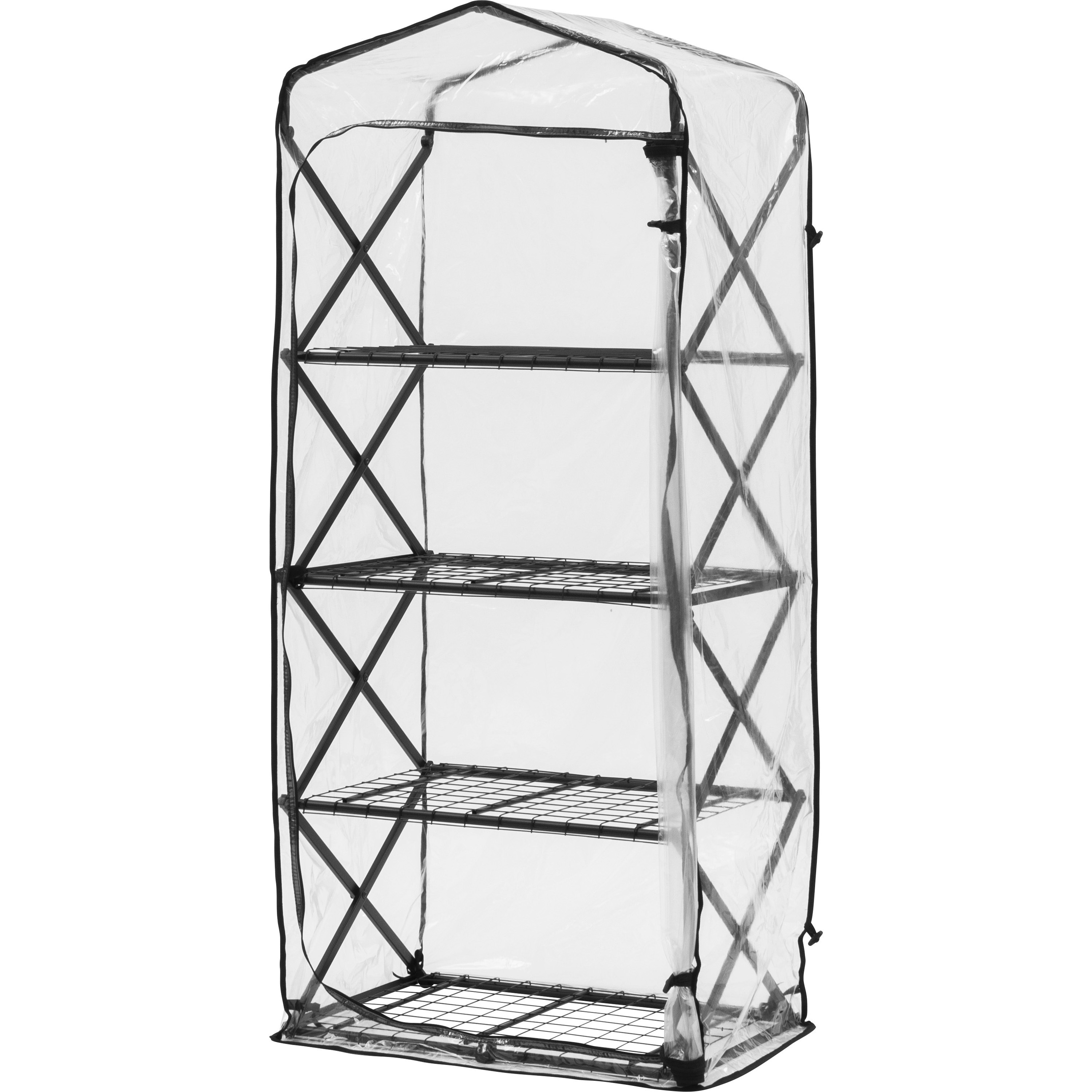 GRH-F03 折りたたみ ダブルジップ温室 タカショー 幅69cm奥行49cm高さ159cm  GRH-F03 7,038円