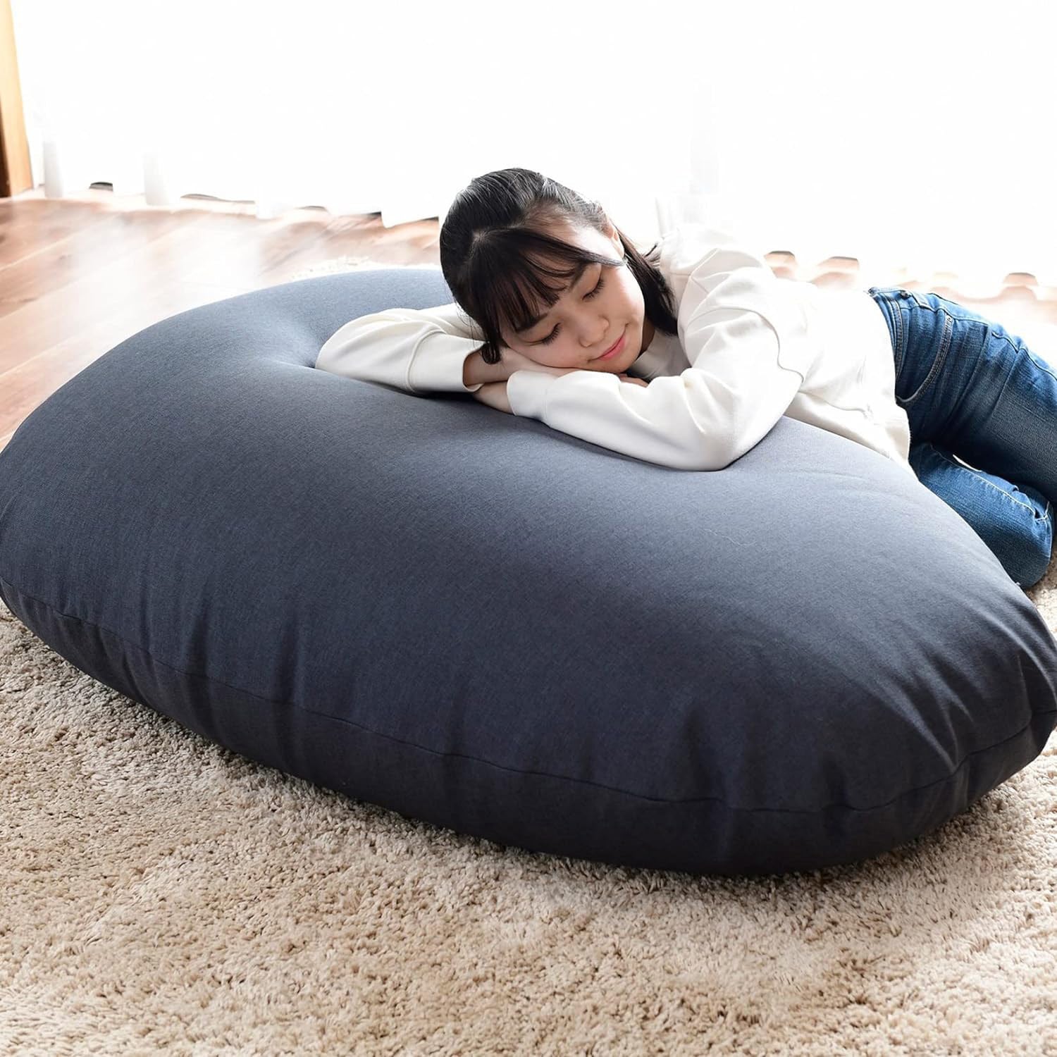 ビーズソファ(かため) YAMAZEN(山善) ビーズクッション 【通販モノタロウ】