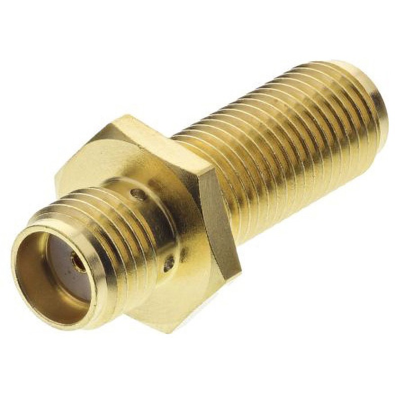 34_SMA-50-0-1/111_NE Huber & Suhner 同軸 変換アダプタ ストレート SMA ジャック - SMA - ジャック HUBER & SUHNER インピーダンス50Ω ニッケルめっき上に金めっき 0→18GHz  1個 7,393円