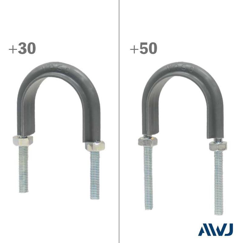 VP10349-3003 ELフラットUボルト足長 VP管 1セット(1個) AWJ 【通販モノタロウ】 5,311円