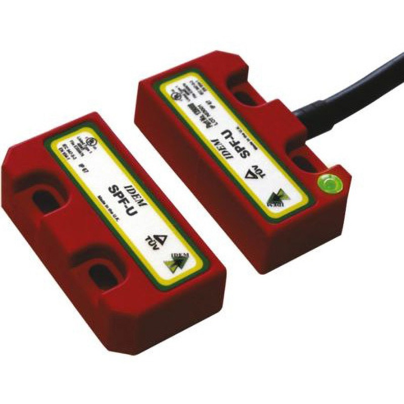405004 IDEM 安全スイッチ SPF-RFID-Uシリーズ IDEM (アクチュエータ含む)あり DC24V IP67 ターミナルタイプ8ピンM12コネクタ  1個