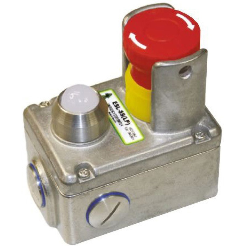 232024-A IDEM 非常用ボタン ESLシリーズ IDEM 表面実装 AC/DC240V IP67， IP69K 赤/未塗装色 点灯ありタイプ  1個 24,325円